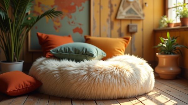 Le pouf déco : un essentiel pour votre intérieur chaleureux