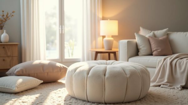Le pouf déco : un essentiel pour votre intérieur chaleureux
